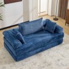 Karl Home |Modern King Size Convertible Sleeper Sofa Stackable Corduroy Sofa Bed - 3 of 4