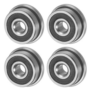 Unique Bargains Chrome Steel Rubber Shielded Flanged Ball Bearing - 1 of 4