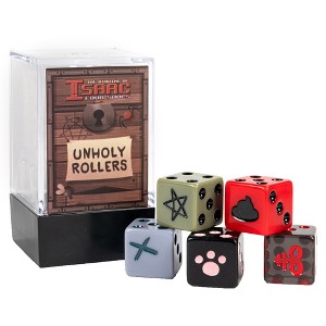 Maestro Media: The Binding of Isaac: Four Souls - Unholy Rollers Dice - 5pc Set, 6-Sided, Card Game Accessory - 1 of 4