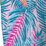 pink watercolor palm