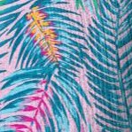 pink watercolor palm