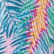 pink watercolor palm