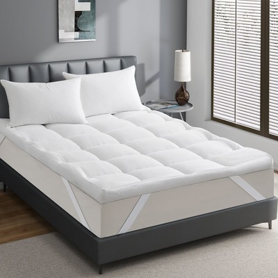 4" Ultra Thick White Down Alternative Full Mattress Topper