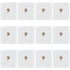 Saro Lifestyle Candy Cane Embroidered Cocktail Napkins (Set of 12) - 3 of 4