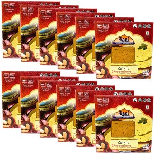 Rani Brand Authentic Indian Foods | Pappadums Garlic Papad - 1 of 4