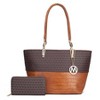 MKF Collection Sasha Tote Women’s Vegan Leather Spacious Interior Handbag by Mia K - 2 of 4