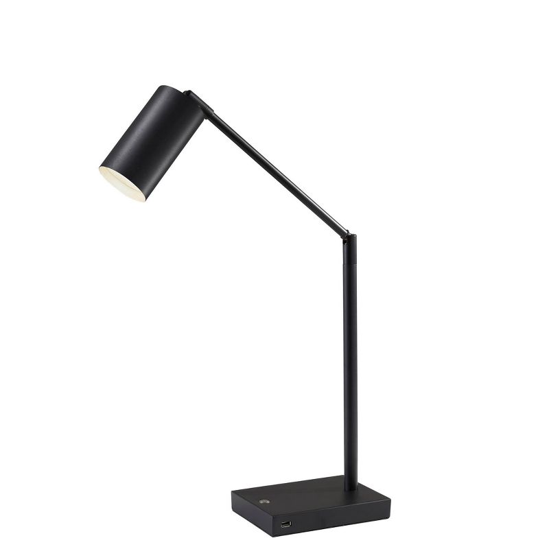 15.5&#34; x 32.5&#34; Colby Desk Lamp (Includes LED Light Bulb) Black - Adesso, 1 of 15