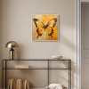 Art Remedy Golden Ochre Butterfly II Elegant Butterfly Wall Art Framed - 2 of 4
