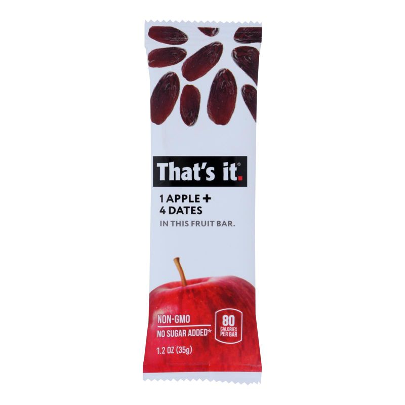 That's It Apple and Date Fruit Bar - 12 bars, 1.2 oz, 2 of 5