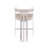 Meridian Furniture,Marcello Beige Velvet Counter Stool, Set of 2 - 2 of 4