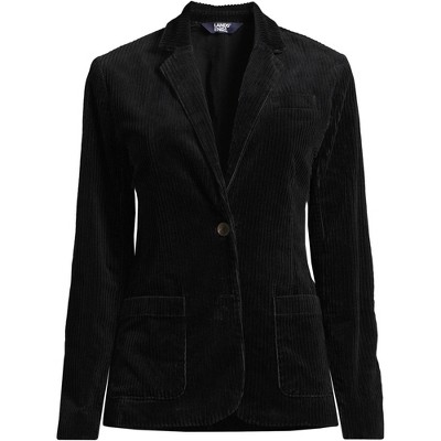 Lands' End Women's Wide Wale Corduroy Blazer