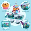 SYNCFUN 35 Pcs Mermaid Tea Set for Little Girls, Pretend Tin Teapot Set, Princess Tea Time Play Kitchen Toy, Birthday Gifts Kids Toddlers Age 3 4 5 6 - 4 of 4