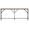 vidaXL Console Table Brown Oak 70.9 in.x9.1 in.x29.5 in. Engineered Wood - 4 of 4
