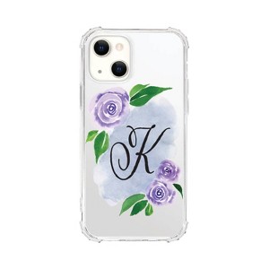 OTM Essentials Apple iPhone 15 Plus/iPhone 14 Plus Monogram Clear Tough Edge Floral Script Case - 1 of 4