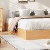 King Size Wood Platform Bed Frame,Wooden Bed Frame Without Headboard, Wood Slat Support,No Box Spring Needed, Easy Assembly - 3 of 4