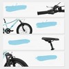 VisioGear Bicycles, 20 Inch Children's Bicycle, 7 - Speed Bicycle with Mountain Tire for Boys and Girls Kids Bike, Blue, 55.9"*32.2"*21.2" - 4 of 4