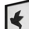 American Art Decor Silhouettes in Flight Paper and Linen Wall Art - 2 of 4