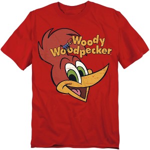 Woody Woodpecker Retro Logo Adult T-Shirt - 1 of 4