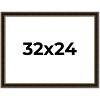 PosterPalooza | Ornate Brown Picture Frame - UV Acrylic, Backing Board, Hanging Hardware Included - 2 of 4