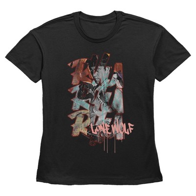 Street Fighter Womens The Lone Wolf Straight Fit T-Shirt : Target