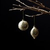 Painted Snowy Pine Tree Ball Ornament (Set of 6) - 2 of 4