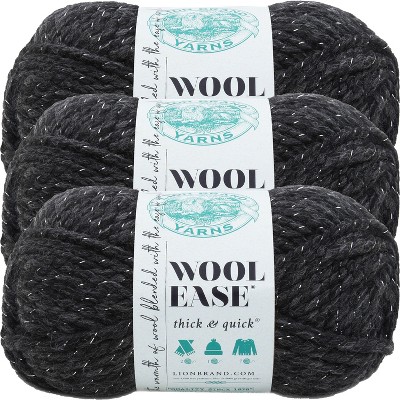 Lion Brand Wool-Ease Thick & Quick Yarn-Galaxy - Metallic