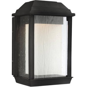 Generation Lighting McHenry 11 1/4" High Black LED Outdoor Wall Light - 1 of 3