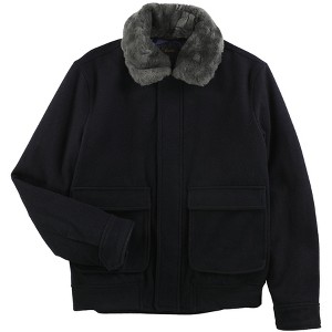 Tasso Elba Mens Faux-Fur Collar Aviator Jacket - 1 of 1