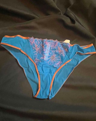 Women's Embroidered Mesh Cheeky Underwear - Auden™ Pink Xl : Target