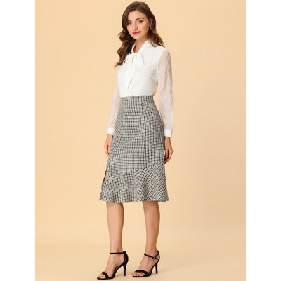 target womens plaid skirt