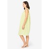 Only Necessities Plus Size Sleeveless Button Front Night Gown - 4 of 4