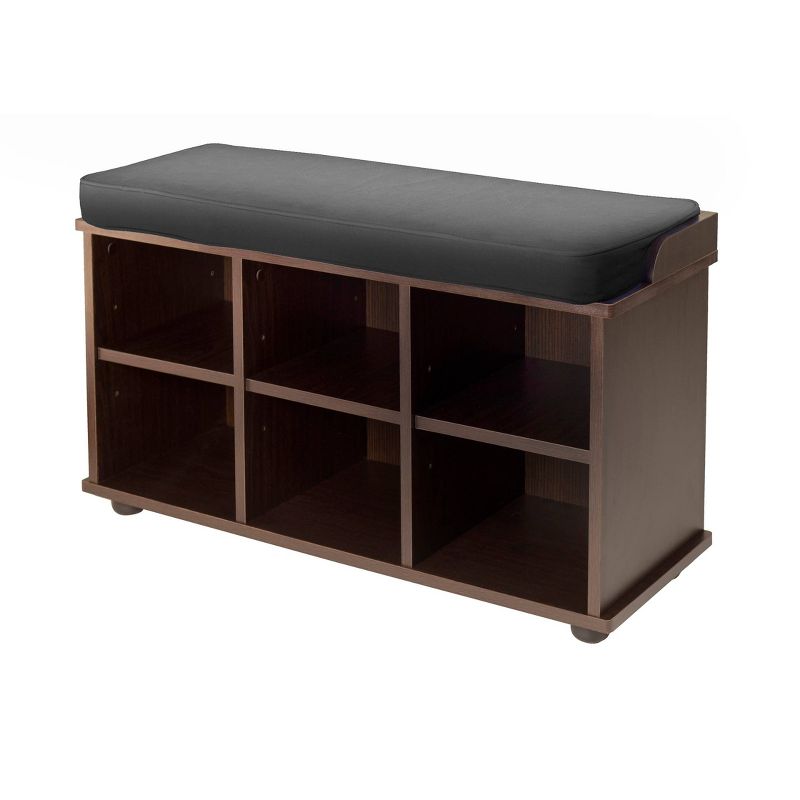 Townsend Entry Bench with Cushion And Storage Espresso - Winsome, 1 of 5