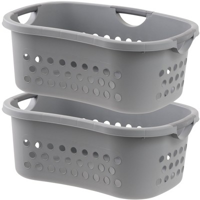 IRIS USA Plastic Clothes Laundry Basket, Hamper