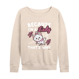 Women's - Disney - The Aristocats Lightweight French Terry Slouchy - 1 of 4
