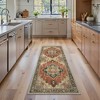 Abynow Faded Medallion Indoor Area Rug-8' x 10'-RED - 2 of 4