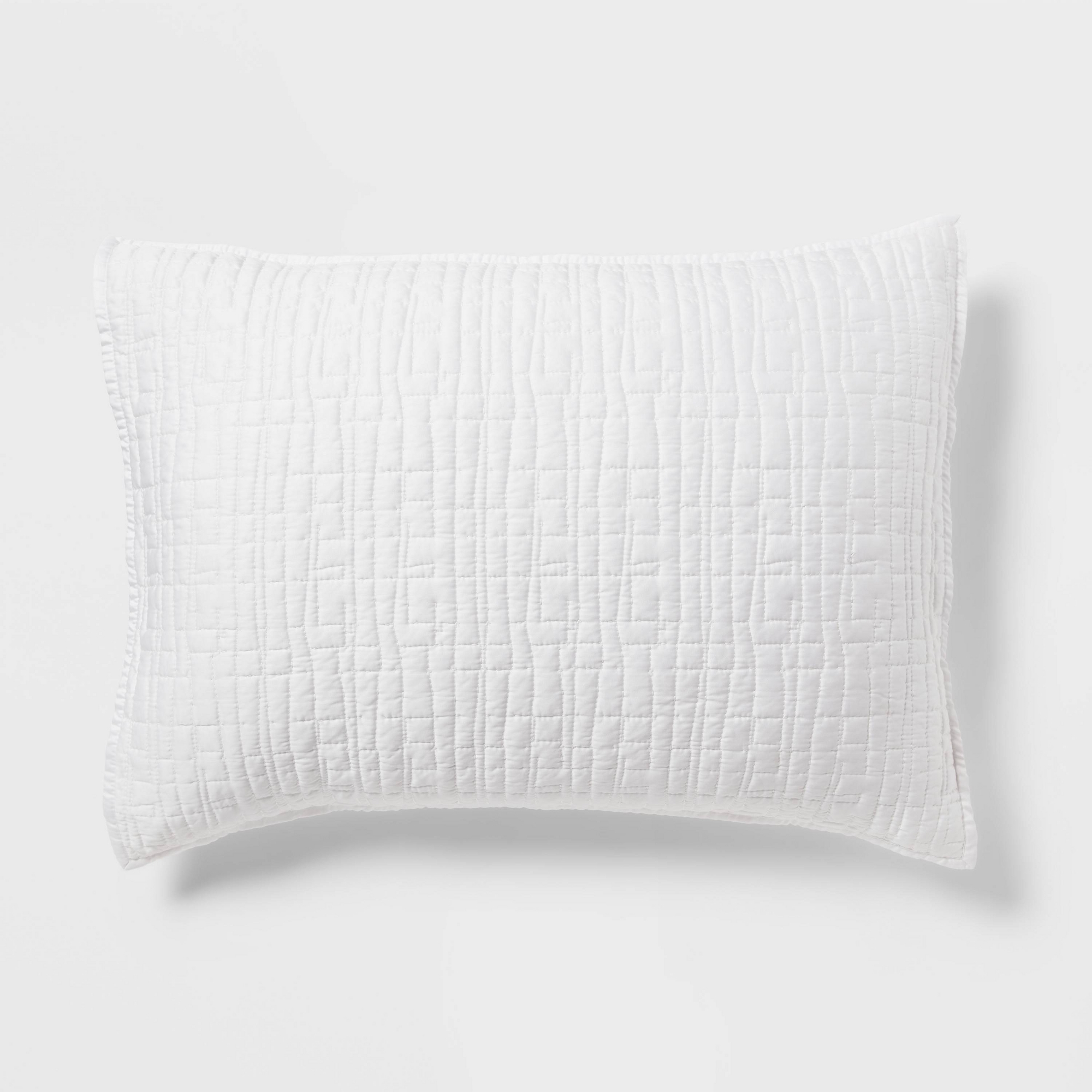 King TENCEL® Quilt Sham White - Threshold™
