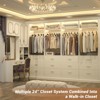 Aheaplus Freestanding 24" Closet System with 3 Wood Drawers - 4 of 4