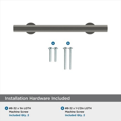 Brushed Nickel 5.75-inch Cabinet Drawer Pull Bar
