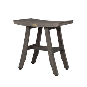18" Satori GR61 Wide Teak Wood Shower Transfer Bench/Seat - CoastalVogue - 1 of 4