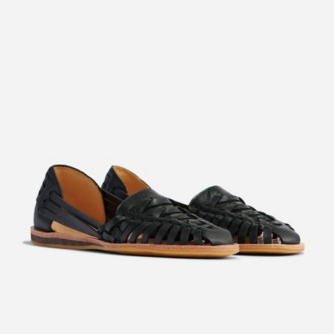 Nisolo Sustainable Women s Huarache Sandal Black Size 6 Target