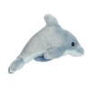 Aurora Mini Dancing Dolphin Shoulderkins Adorable Stuffed Animal Gray 3.5" - 4 of 4