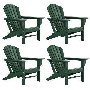 WestinTrends Dylan HDPE Outdoor Patio Adirondack Chair (Set of 4) - 1 of 4
