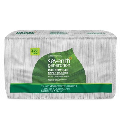 Seventh Generation Recycled White Paper Napkins 250ct Target Inventory Checker Brickseek