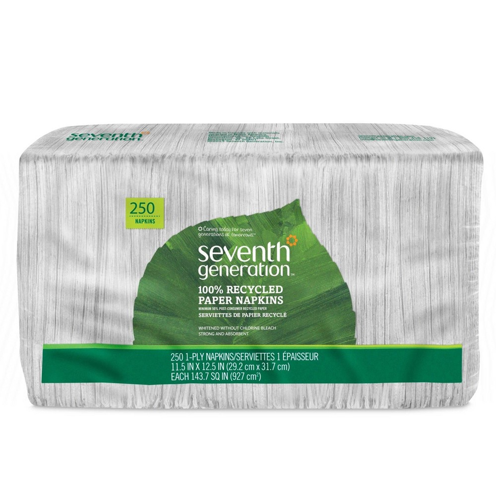 GTIN 732913137138 product image for Seventh Generation Recycled White Paper Napkins - 250ct | upcitemdb.com