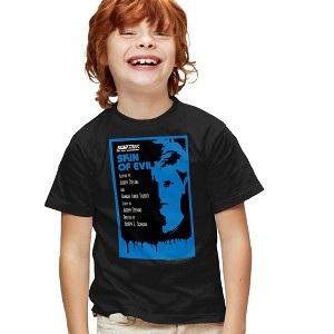 Boys' Star Trek Tng Season 1 Episode 23 T-Shirt Black X Small - 1 of 4
