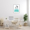 Stupell Industries Glam Fashion Cosmetics Soft Roses Blue Bookstack Black Framed Giclee Art - 2 of 4