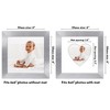Americanflat Picture Frame with Oval Mat Insert and Shatter-Resistant Glass - Signature Collection - Photo Frame for Wall Display - 2 of 4