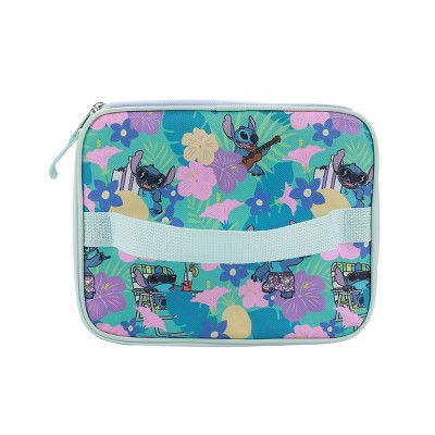 Disney Stitch Colorful Flower Print 5-Piece Backpack Set - image 3