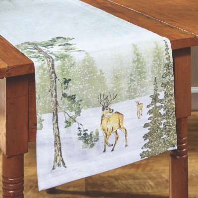 Park Designs Woodland Winter Table Runner 13" X 54"
