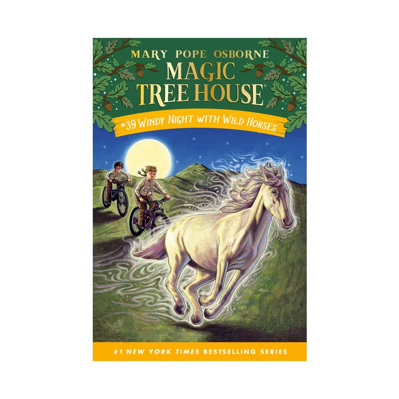 Windy Night with Wild Horses - (Magic Tree House) by  Mary Pope Osborne (Hardcover), 1 of 2
